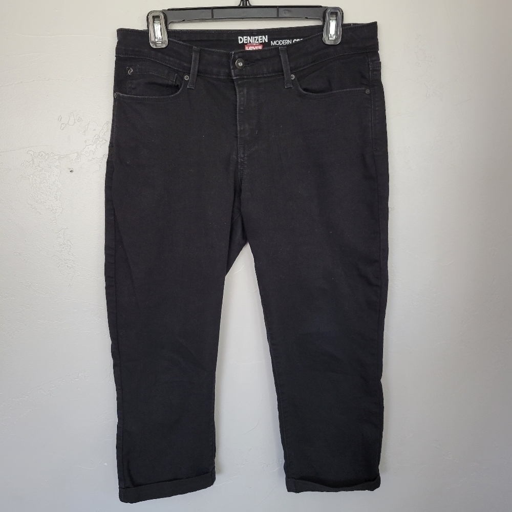 Denizen from Levi's Modern Crop Black Jeans Women's